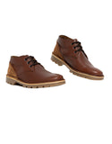 Bronx Mens Slick Znone Shoes In Cognac
