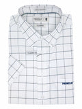 Pringle Mens Oscar Short Sleeve Classic Oxford Shirt In White