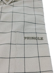 Pringle Mens Oscar Short Sleeve Classic Oxford Shirt In Stone