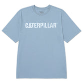 Caterpillar Mens Logo T-Shirt In Windward Blue/Tonal