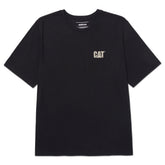 Caterpillar Mens Skilled Trade Geaphic T-Shirt In Pitch Black