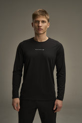Anta Mens Racing Challenge Long Sleeve T-Shirt In Black