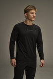Anta Mens Racing Challenge Long Sleeve T-Shirt In Black