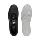 Puma Mens Court Classic Clean Shoes In Black