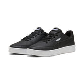 Puma Mens Court Classic Clean Shoes In Black
