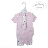 Mother's Choice Girls Fruits 3 Piece Set In Pink