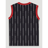 Soviet Boys Metro Crew Neck Fashion Tank Tops In Black/Red
