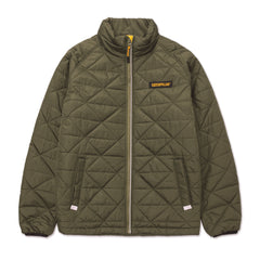 Caterpillar Insulated Quilted Jacket Dusty Olive