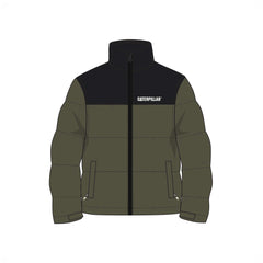 Caterpillar Heavyweight Insulated Puffer Olive Night