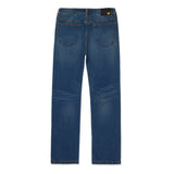 Caterpillar Mens Triblend Stretch Denim Slim In Vintage Dark Wash