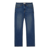 Caterpillar Mens Triblend Stretch Denim Slim In Vintage Dark Wash