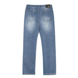 Caterpillar Mens Triblend Stretch Denim Straight In Light Stone