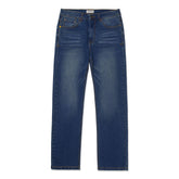 Caterpillar Mens Triblend Stretch Denim Straight In Vintage Dark Wash