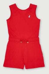Polo Girls Gabriella Jumpsuit In Red