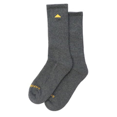 Caterpillar Mens Basic Crew Socks Heather Grey