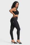Freddy Womens High Waist Skinny Trousers J7N In Black