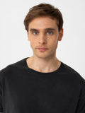 Antioch Mens Plain T-Shirt In Black