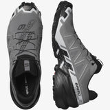 Salomon Mens Speedcross 6 Shoes Quiet Shade Black/Pearl Blue