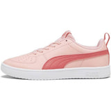 Puma Girls Rickie Junior Sneakers In Peach Smoothie/Electricblush