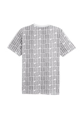 Puma Mens White Ess Logo Lab Aop Tee