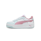 Puma Girls Carina Street Jr Shoes In White & Pink