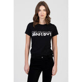 Sissy boy Womens Final Boss Regular T-Shirt In Black