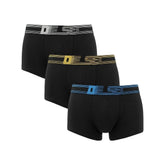 Diesel Mens M Umbx Damien 3 Pack Boxers In Black Multi