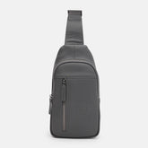 Cerruti Principe Mens Fill Body Bag In Grey