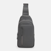 Cerruti Principe Mens Fill Body Bag In Grey