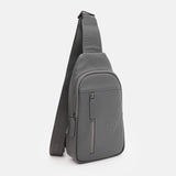 Cerruti Principe Mens Fill Body Bag In Grey