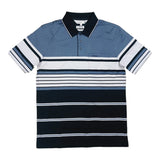Pringle Mens Eben Mercerized Golfer In Blue Multi