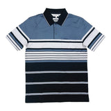 Pringle Mens Eben Mercerized Golfer In Blue Multi