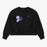 Jordan Girls Sweatshirt In Black