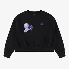 Jordan Girls Sweatshirt In Black