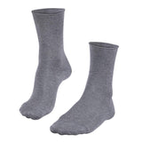 Falke Mens Active Breeze Crew Socks In Light Grey Melange