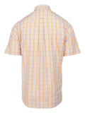 Pringle Mens Jude Short Sleeve Classic Shirt In Orange
