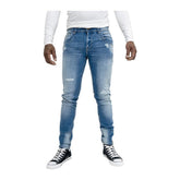 Soviet Mens Fashion Skinny Jeans In Indigo