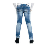 Soviet Mens Fashion Skinny Jeans In Indigo