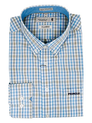 Pringle Mens Nicholas Classis Shirt In Blue