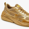 Diesel Womens Serendipity Sport Sneakers In Gold