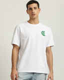 Just Cavalli 76Oahc09 Cj618 Cotton Meduim T-Shirt White