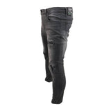 Soviet Mens Pedr Fashion Skinny Jeans In Black Wash