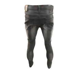 Soviet Mens Pedr Fashion Skinny Jeans In Black Wash