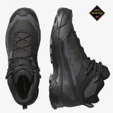 Salomon Mens X Ultra 5 Mid GTX Shoes In Black