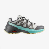 Salomon Womens Speedcross Peak Shoes In Icicle/Castlerock/Aruba Blue