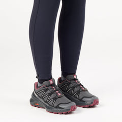 Salomon Womens Speedcross Peak Shoes In Asphalt and Black
