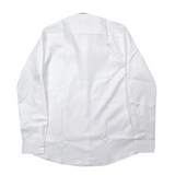 Lorenzini Mens Long Sleeves Stretch Slim Fit Shirt In White