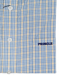 Pringle Mens Silva Short Sleeve Classic Shirt In Blue