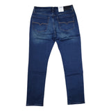 Polo Mens Knitted Slim Leg Denim Jeans In Dark Wash