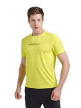 Anta Mens Advanced Running Short Sleeve T-shirt In Neon Green